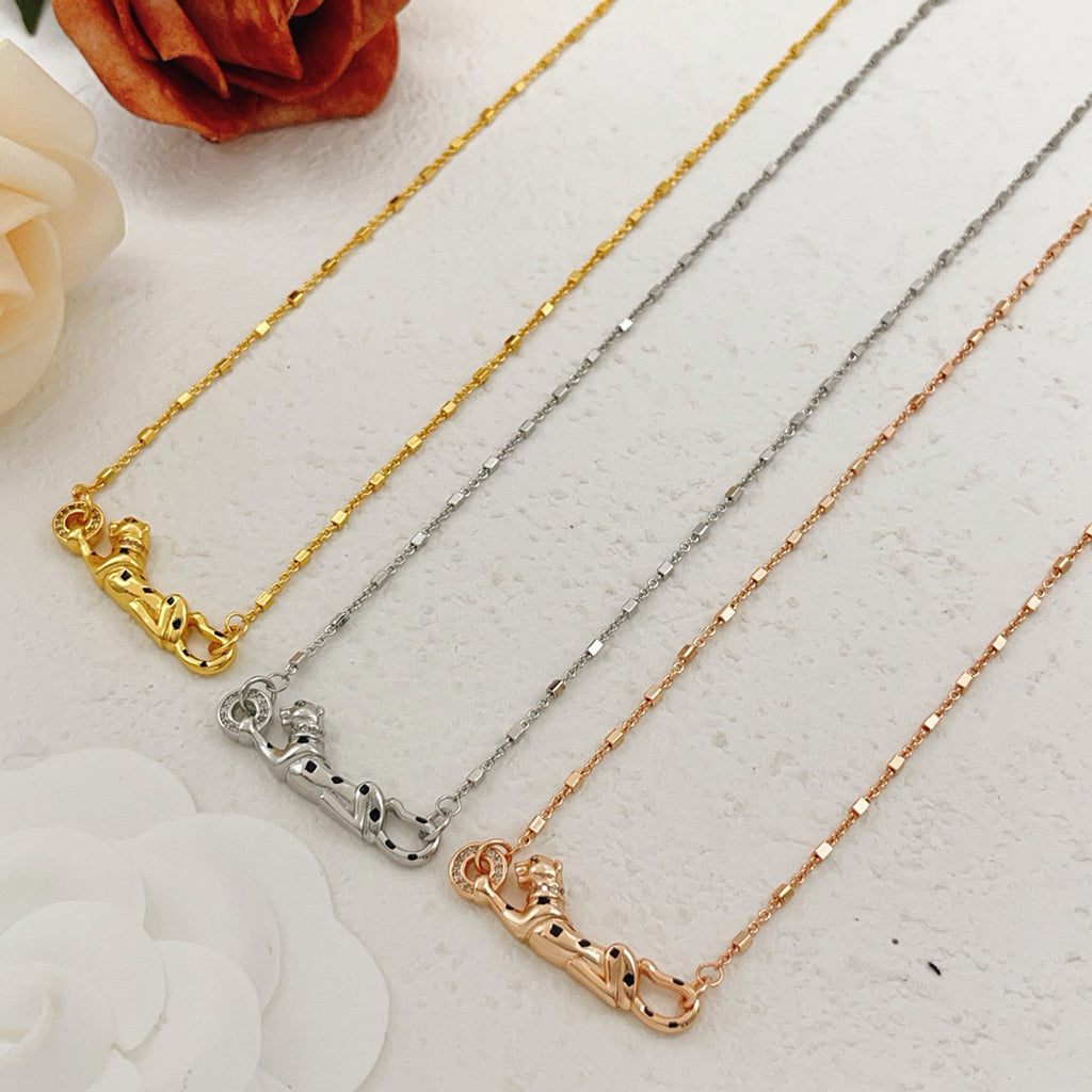 [Stars Jewelry]PANTHERE FULL DIAMOND NECKLACE