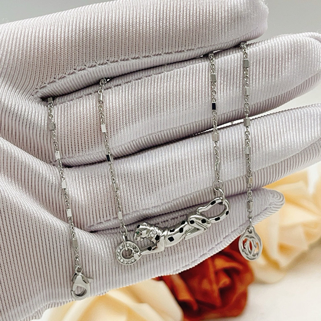[Stars Jewelry]PANTHERE FULL DIAMOND NECKLACE