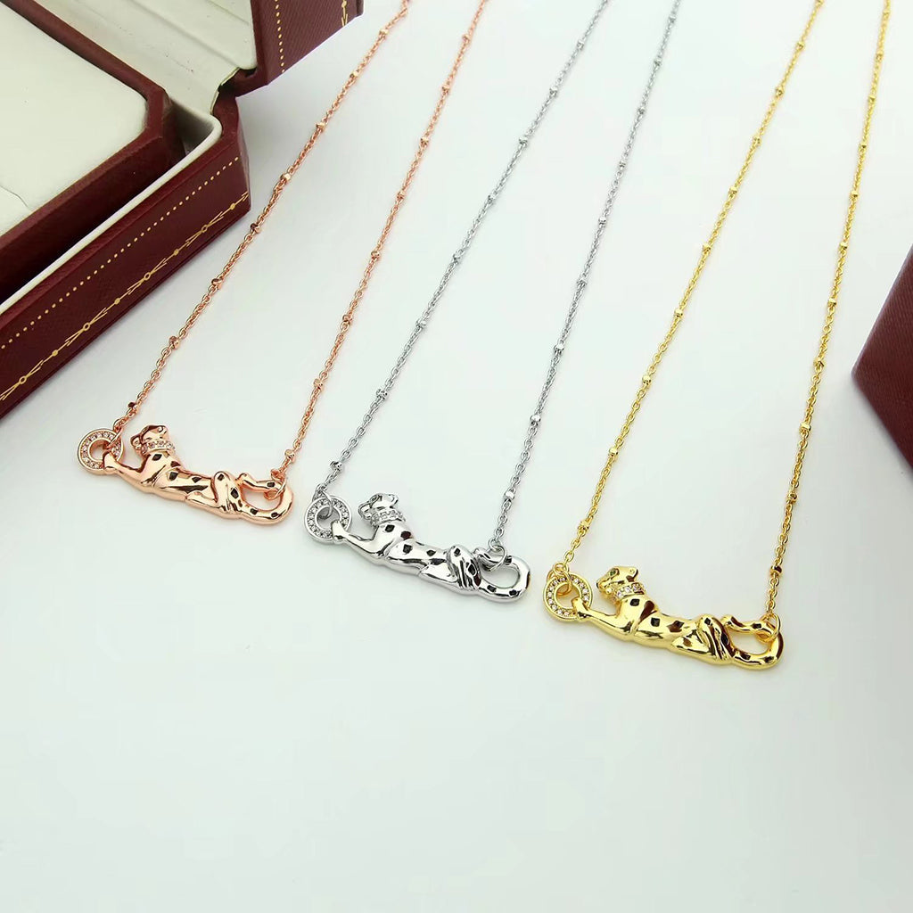 [Stars Jewelry]PANTHERE FULL DIAMOND NECKLACE