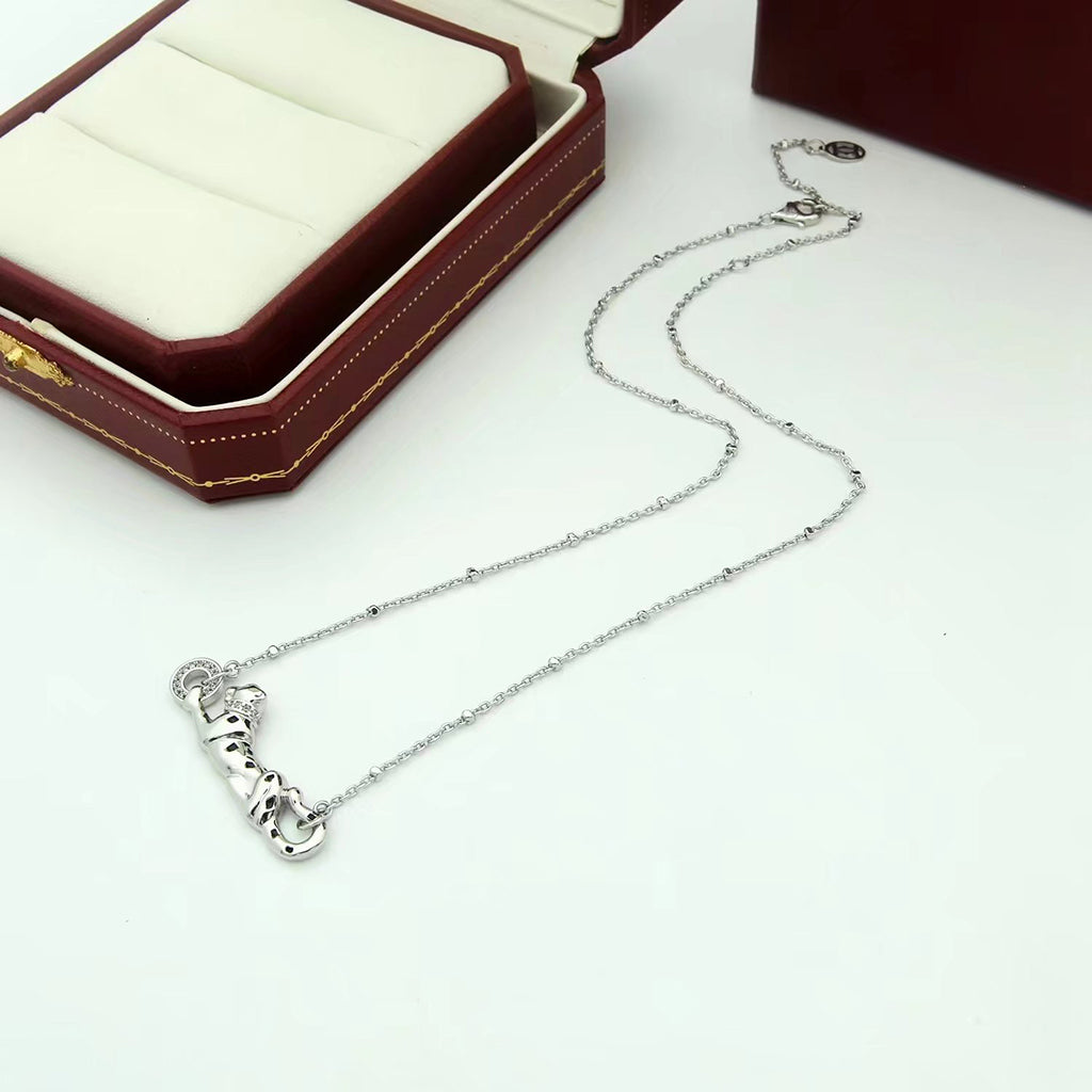 [Stars Jewelry]PANTHERE FULL DIAMOND NECKLACE