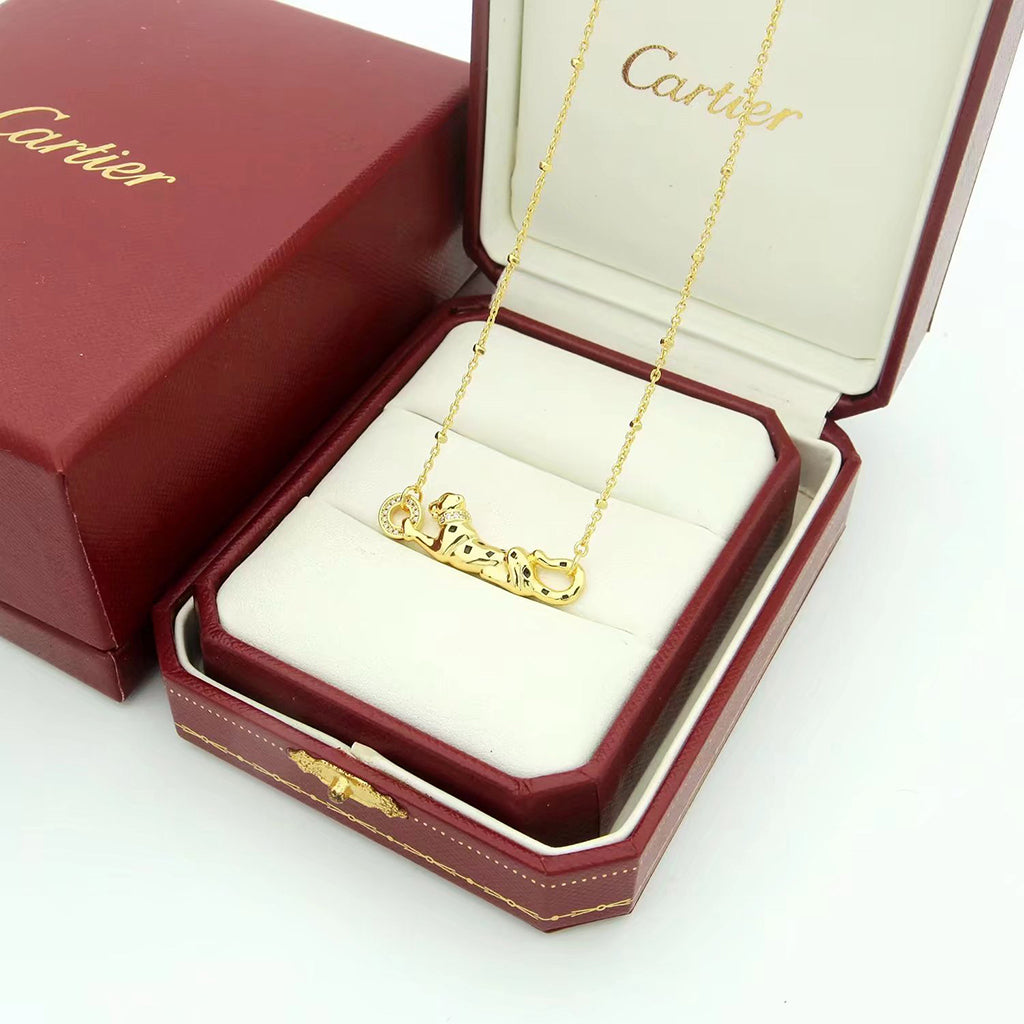 [Stars Jewelry]PANTHERE FULL DIAMOND NECKLACE