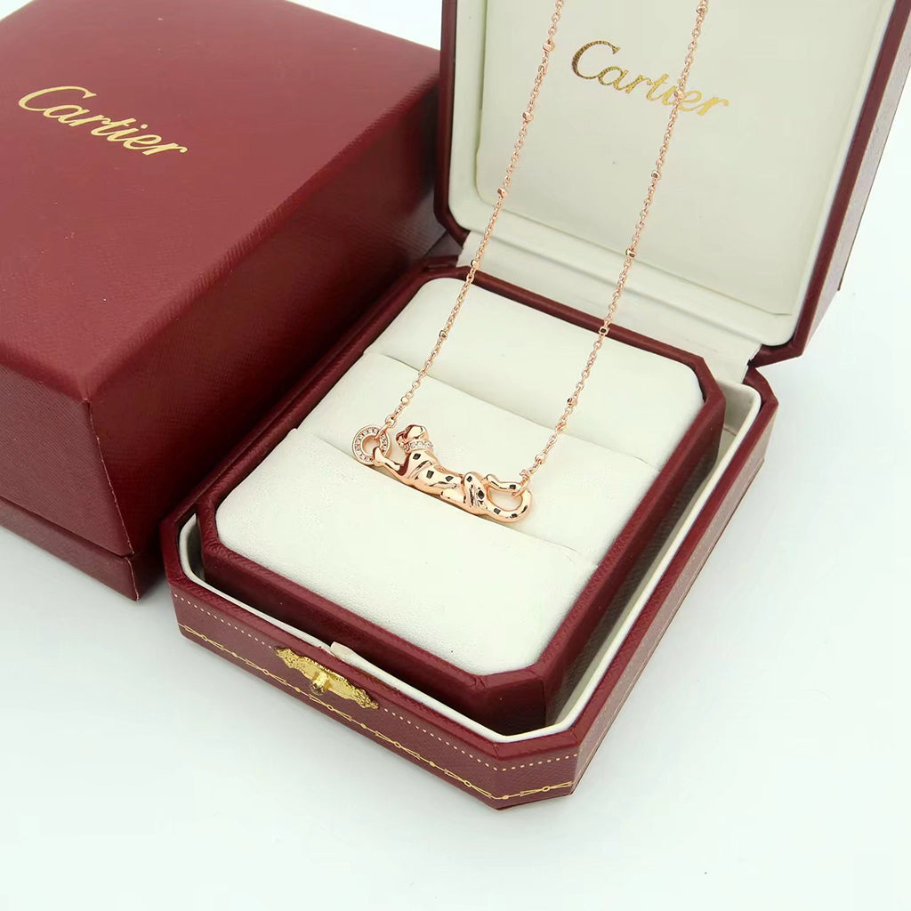 [Stars Jewelry]PANTHERE FULL DIAMOND NECKLACE