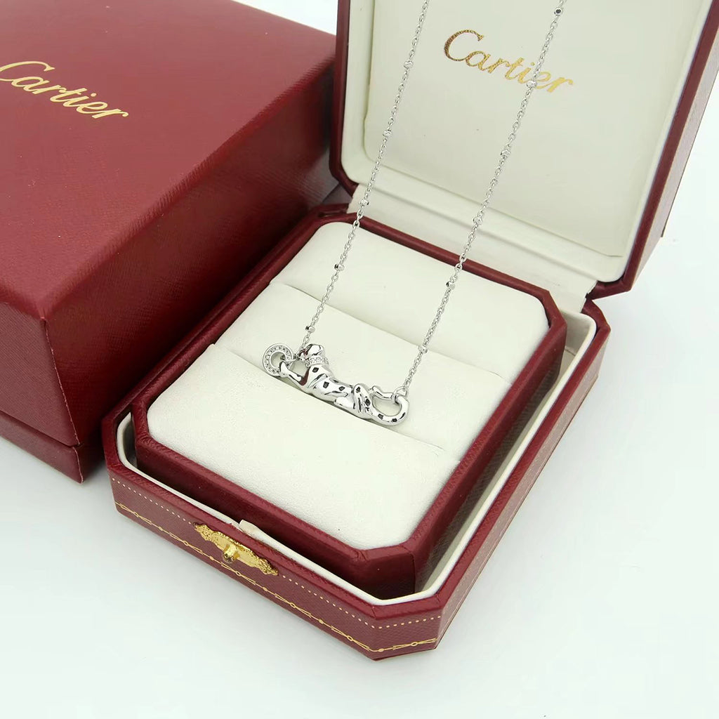 [Stars Jewelry]PANTHERE FULL DIAMOND NECKLACE