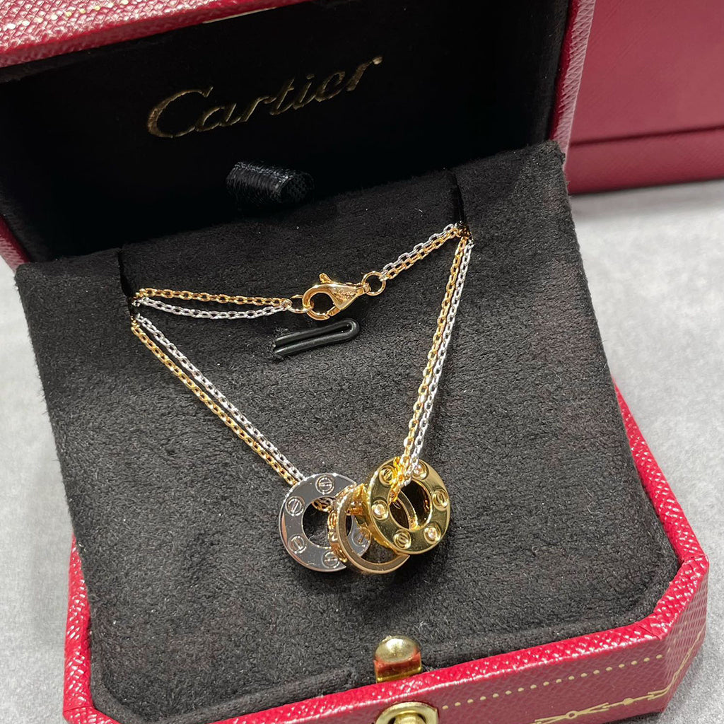 [Stars Jewelry]LOVE 6 DIAMOND PENDANT NECKLACE
