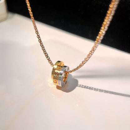 [Stars Jewelry]LOVE 6 DIAMOND PENDANT NECKLACE