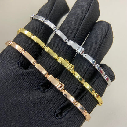 [Stars Jewelry]PANTHERE HALF DIAMOND ON CHAIN BRACELET