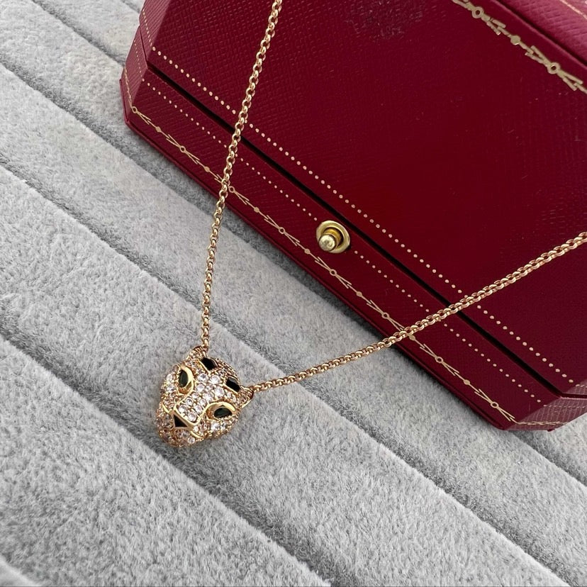 [Stars Jewelry]PANTHERE FULL DIAMOND NECKLACE