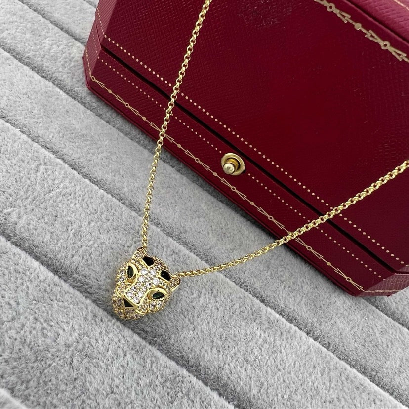 [Stars Jewelry]PANTHERE FULL DIAMOND NECKLACE