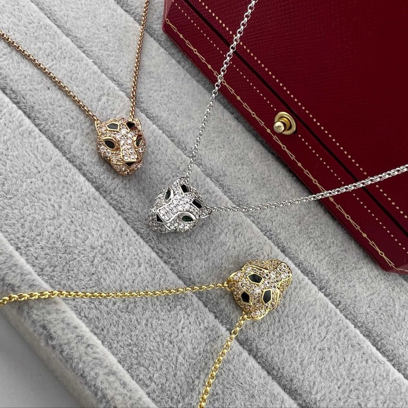 [Stars Jewelry]PANTHERE FULL DIAMOND NECKLACE