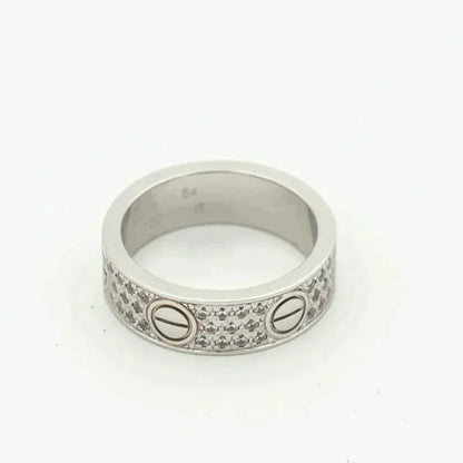 [Stars Jewelry]LOVE RING 5.5MM DIAMONDS PAVED