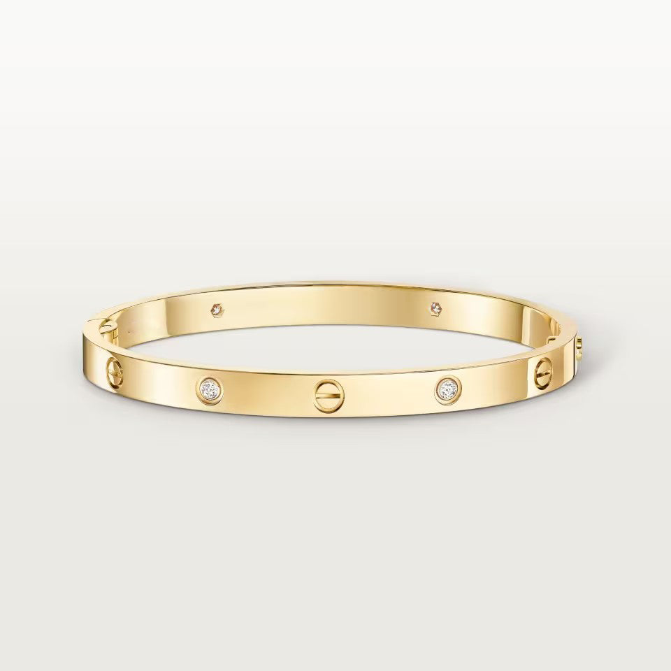 [Stars Jewelry]LOVE BRACELET 4.8MM 4 DIAMONDS