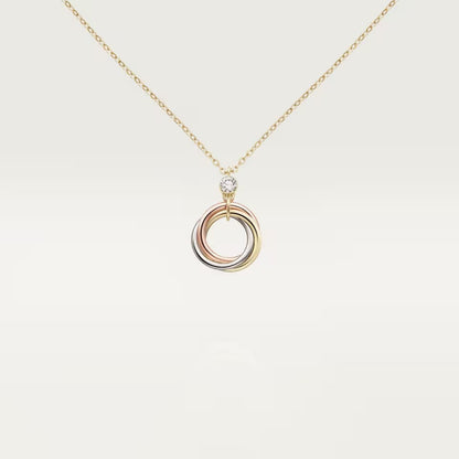 [Stars Jewelry]TRINITY  NECKLACE 1 DIAMOND