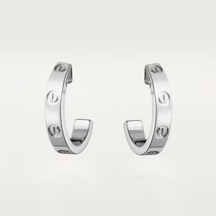 [Stars Jewelry]LOVE EARRINGS 2.65 MM NO DIAMOND SMALL