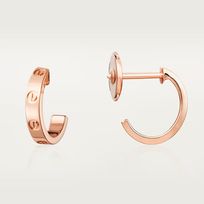 [Stars Jewelry]LOVE EARRINGS 2.65 MM NO DIAMOND SMALL