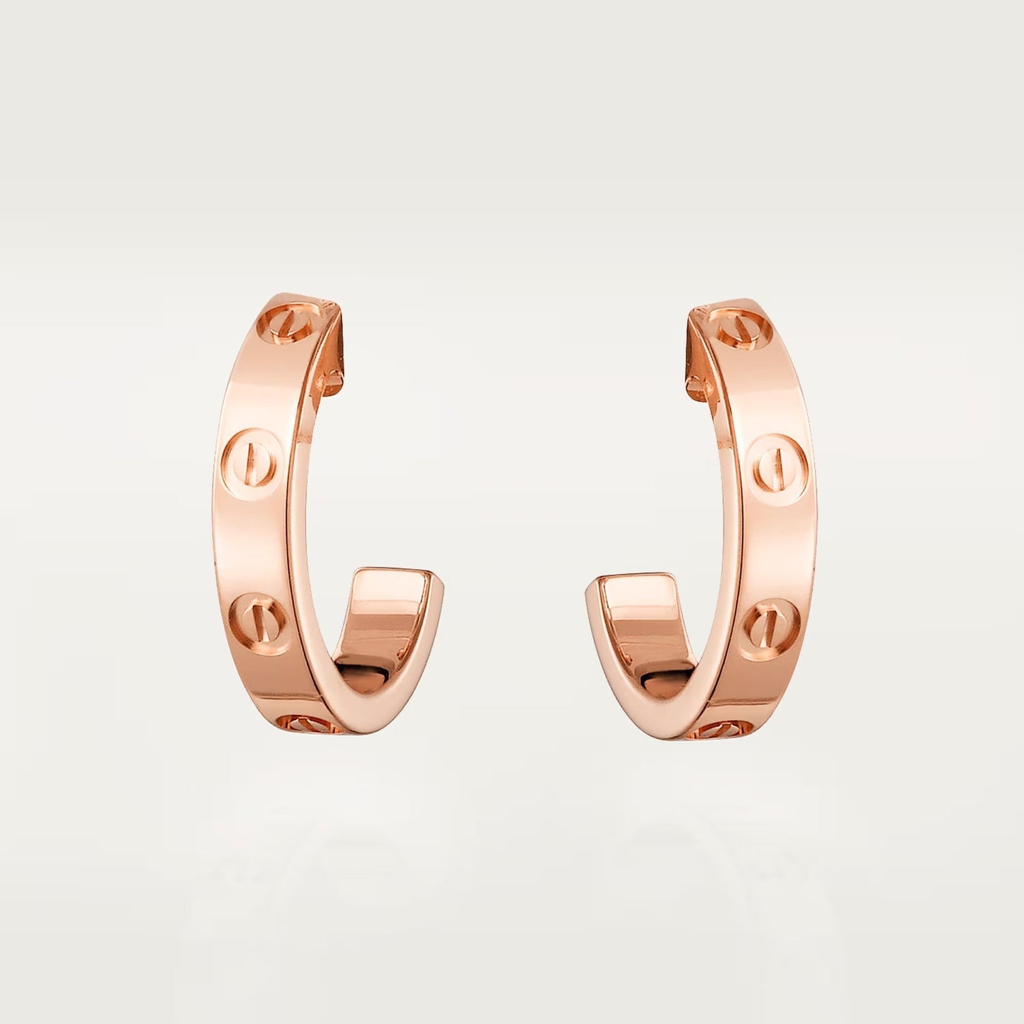 [Stars Jewelry]LOVE EARRINGS 2.65 MM NO DIAMOND SMALL