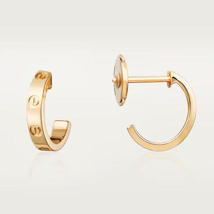 [Stars Jewelry]LOVE EARRINGS 2.65 MM NO DIAMOND SMALL