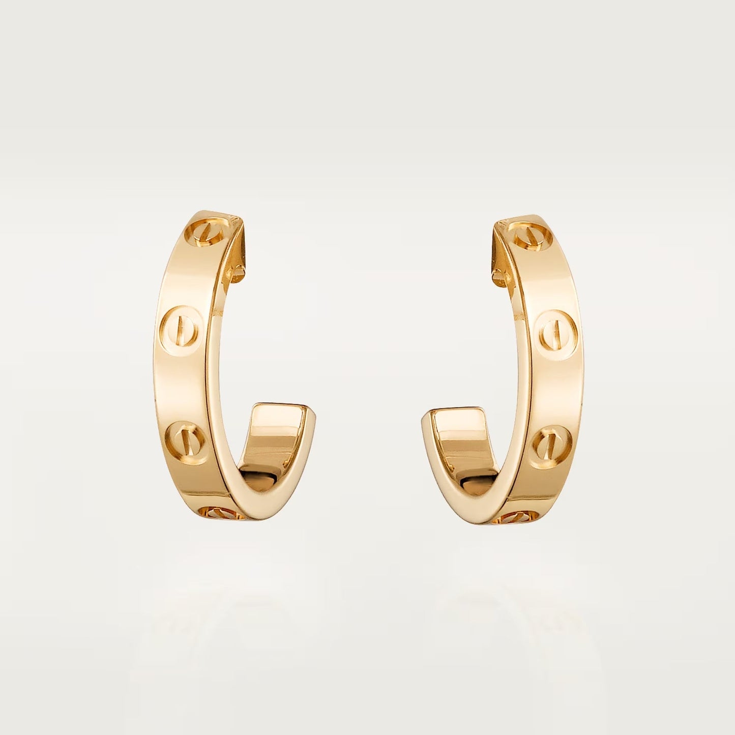 [Stars Jewelry]LOVE EARRINGS 2.65 MM NO DIAMOND SMALL