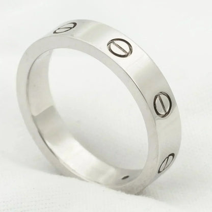 [Stars Jewelry]LOVE RING 4MM 1 DIAMOND SILVER