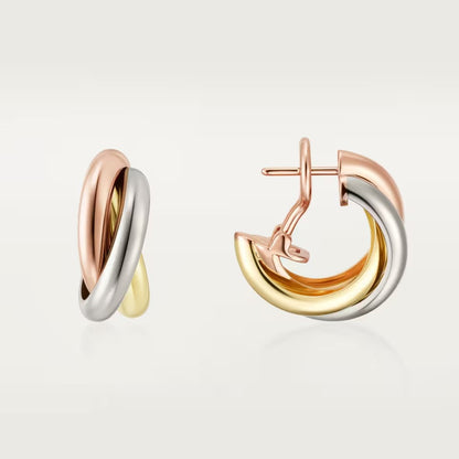 [Stars Jewelry]TRINITY ON DIAMOND CLASSIC EARRINGS