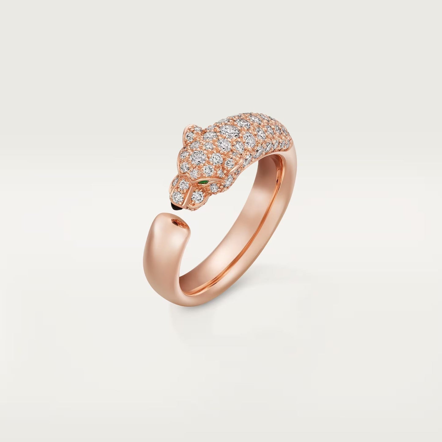 [Stars Jewelry]PANTHERE HALF DIAMOND SMALL RING