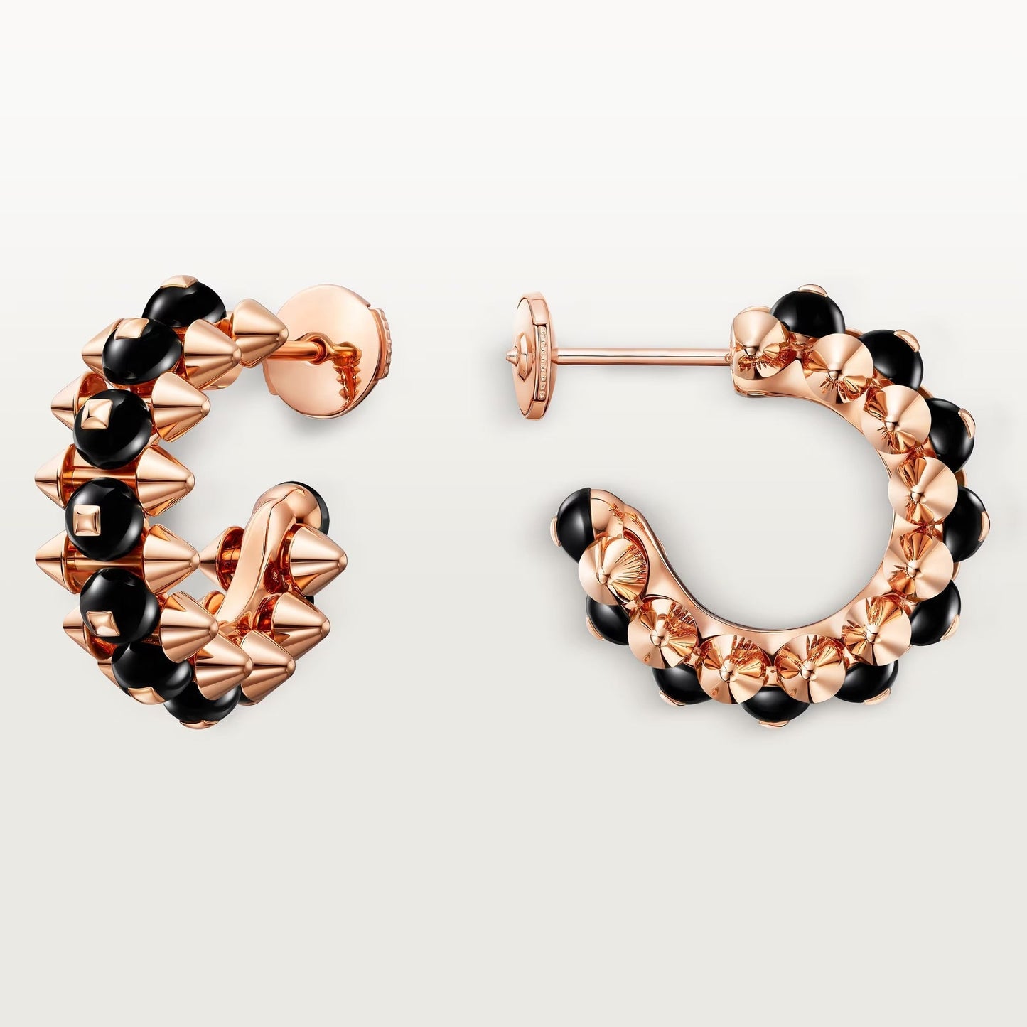 [Stars Jewelry]CLASH 7.9MM AGATE CHALCEDONY EARRINGS