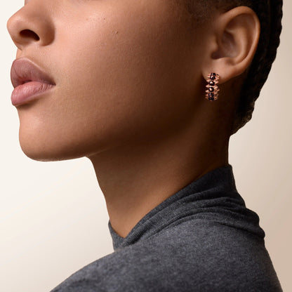 [Stars Jewelry]CLASH 7.9MM AGATE CHALCEDONY EARRINGS