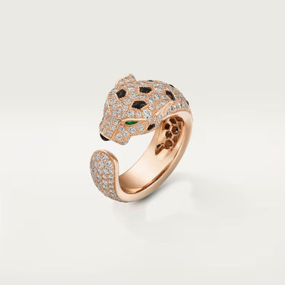 [Stars Jewelry]PANTHERE SPOTTED FULL DIAMOND MEDIUM RING
