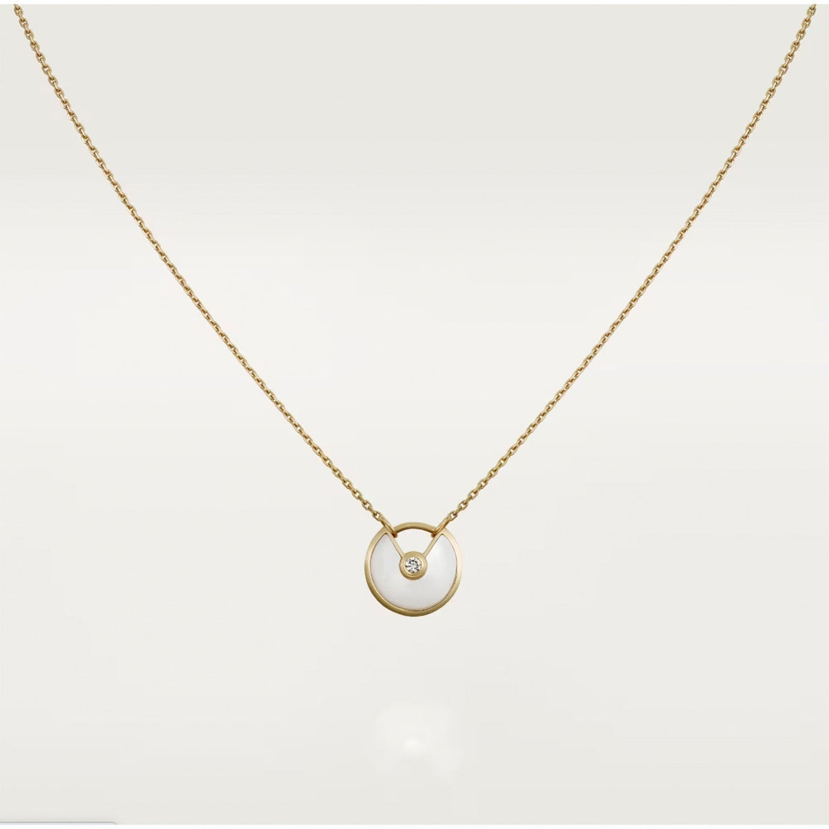 [Stars Jewelry]AMULETTE ROSE GOLD MOP NECKLACE