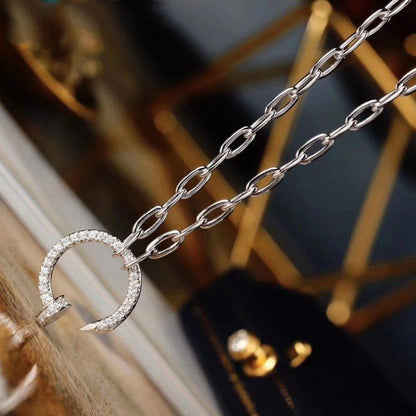 [Stars Jewelry]JUSTE NECKLACE FULL DIAMONDS