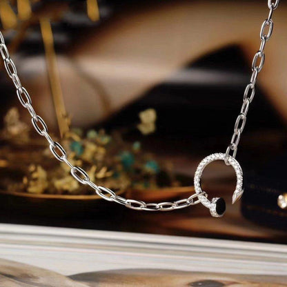 [Stars Jewelry]JUSTE NECKLACE FULL DIAMONDS