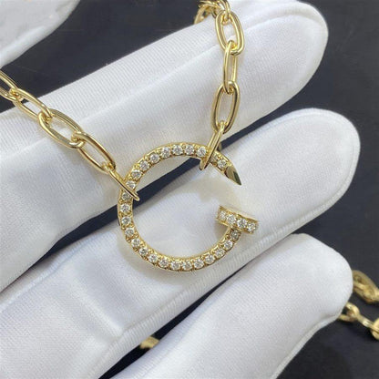 [Stars Jewelry]JUSTE NECKLACE FULL DIAMONDS