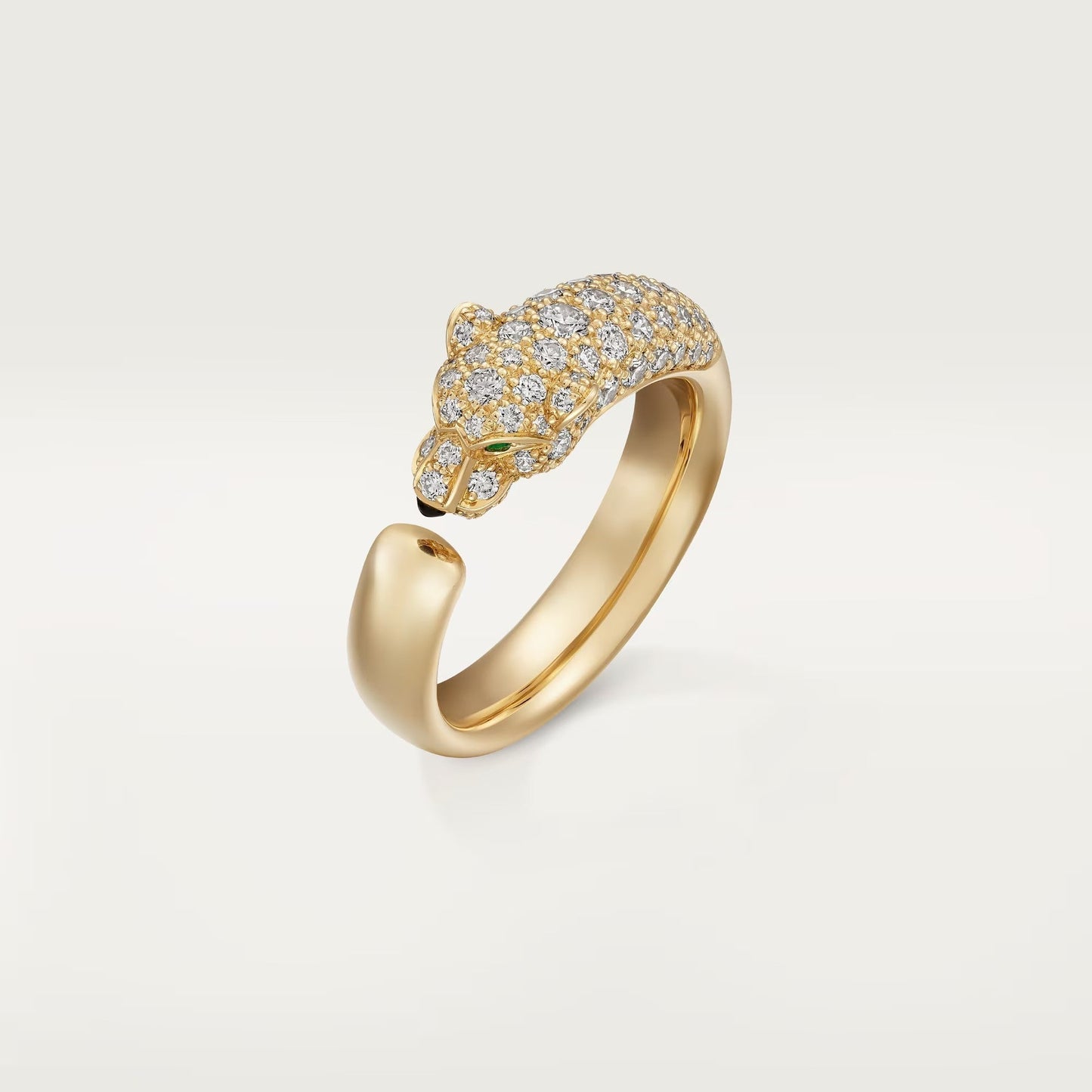 [Stars Jewelry]PANTHERE HALF DIAMOND SMALL RING