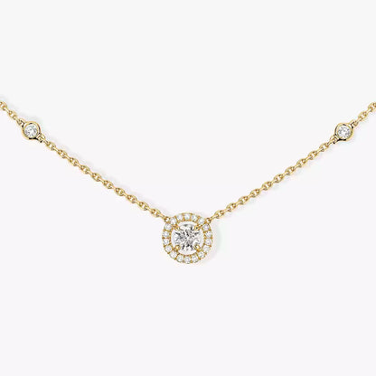 [Stars Jewelry]Diamond Necklace 0,20ct Brilliant Shape Joy
