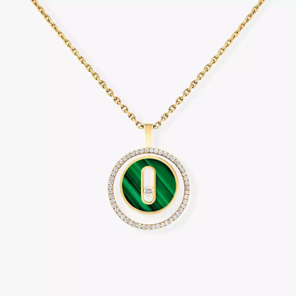 [Stars Jewelry]Lucky Move Diamond Necklace in Rose Gold and White Mother-of-Pearl