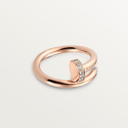 [Stars Jewelry]JUSTE RING 2.6MM HALF DIAMOND