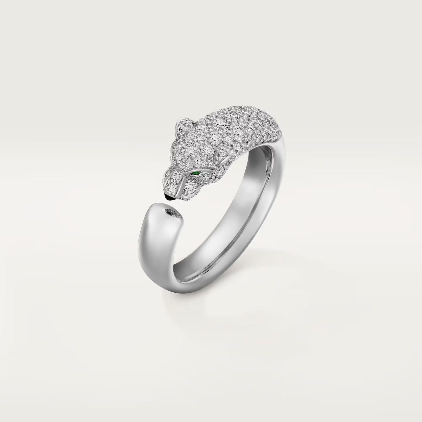 [Stars Jewelry]PANTHERE HALF DIAMOND SMALL RING