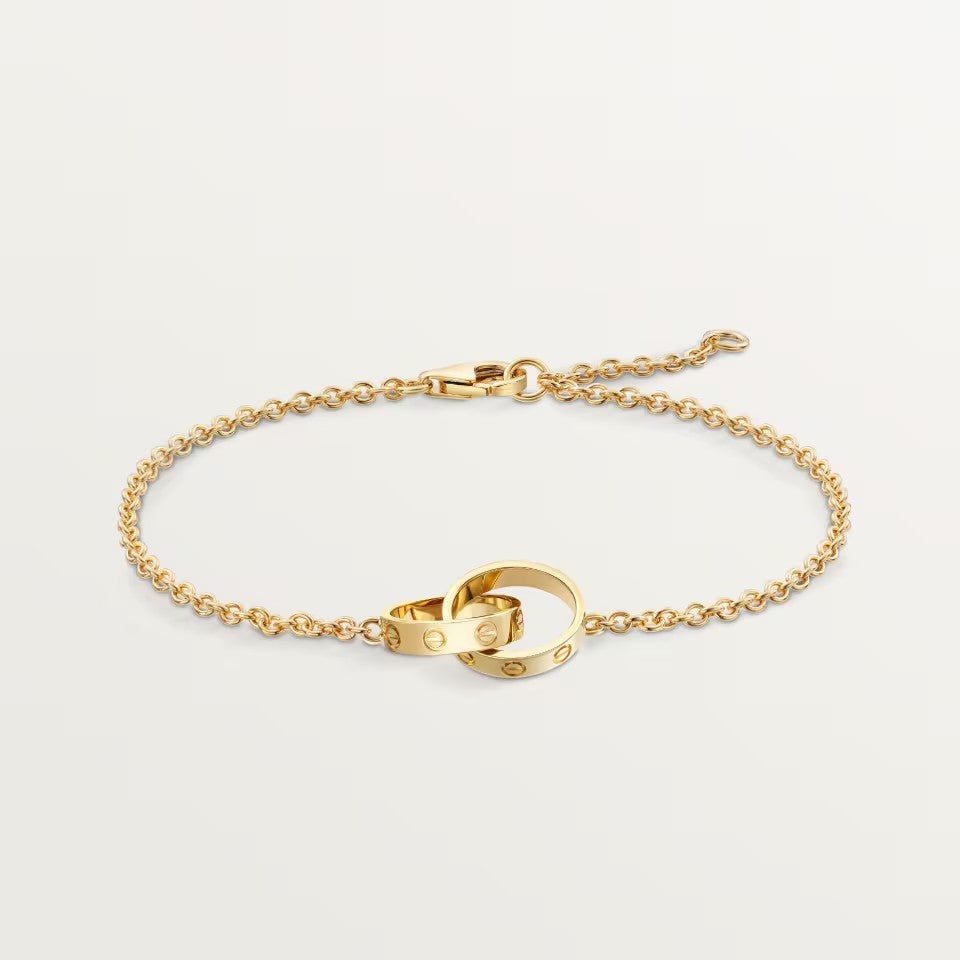 [Stars Jewelry]LOVE BRACELET DOUBLE RING