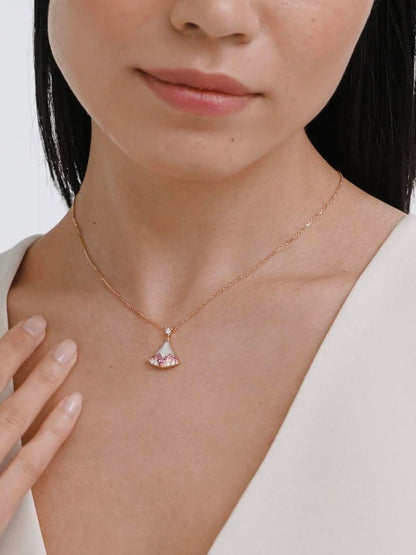 [Stars Jewelry]BVLGARI Divas' Dream Qixi Exclusive Pink Gemstone Necklace