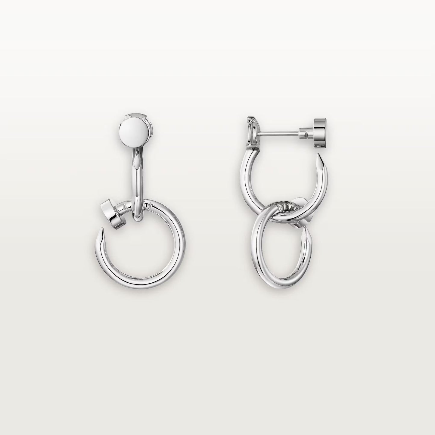 [Stars Jewelry]JUSTE NO DIAMOND DOUBLE EARRINGS