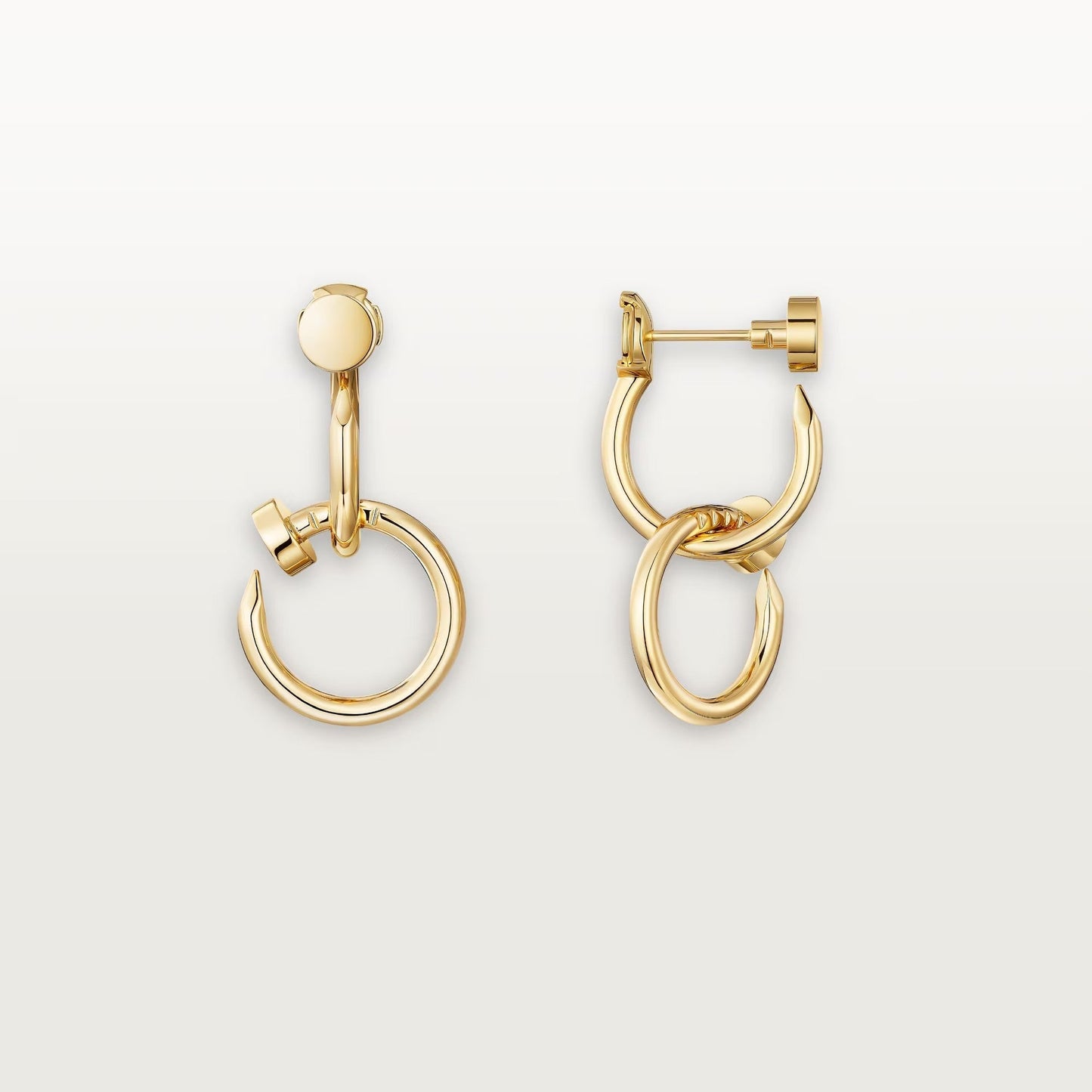 [Stars Jewelry]JUSTE NO DIAMOND DOUBLE EARRINGS