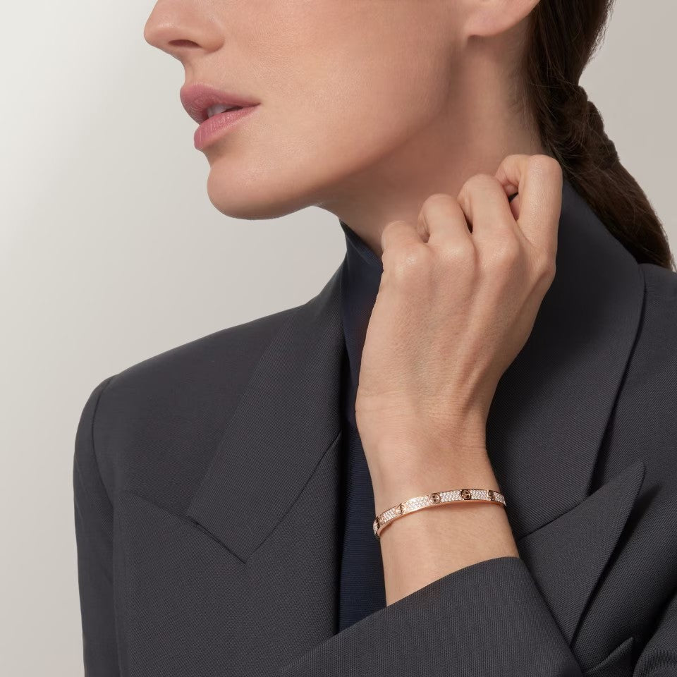 [Stars Jewelry]LOVE BRACELET 4.8MM DIAMOND-PAVED