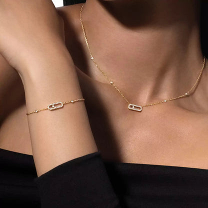 [Stars Jewelry]Move Uno Necklace