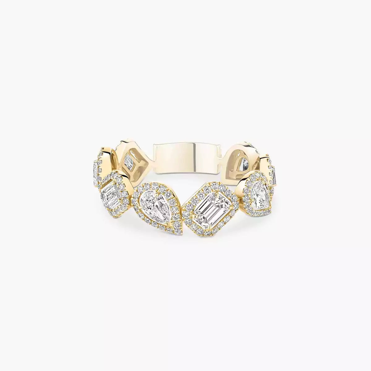 [Stars Jewelry]Diamond Wedding Ring My Twin