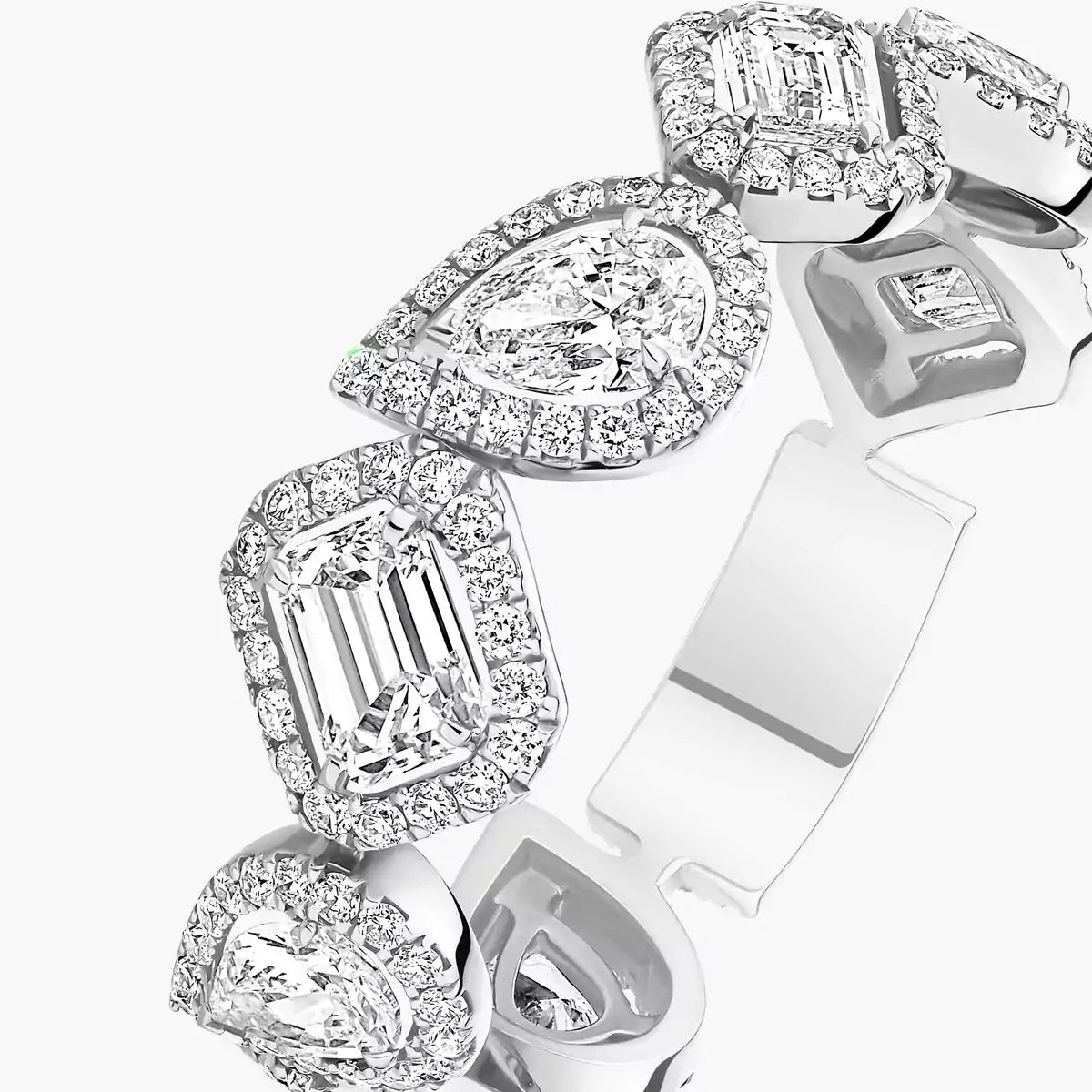 [Stars Jewelry]Diamond Wedding Ring My Twin