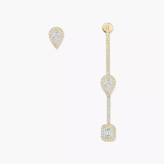 [Stars Jewelry]Diamond Drop Earrings My Twin