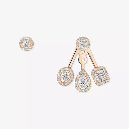 [Stars Jewelry] My Twin Trio  Diamond Earrings