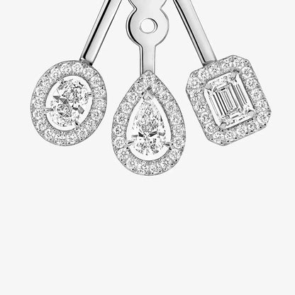 [Stars Jewelry] My Twin Trio  Diamond Earrings