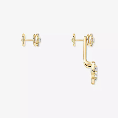 [Stars Jewelry] My Twin Trio  Diamond Earrings
