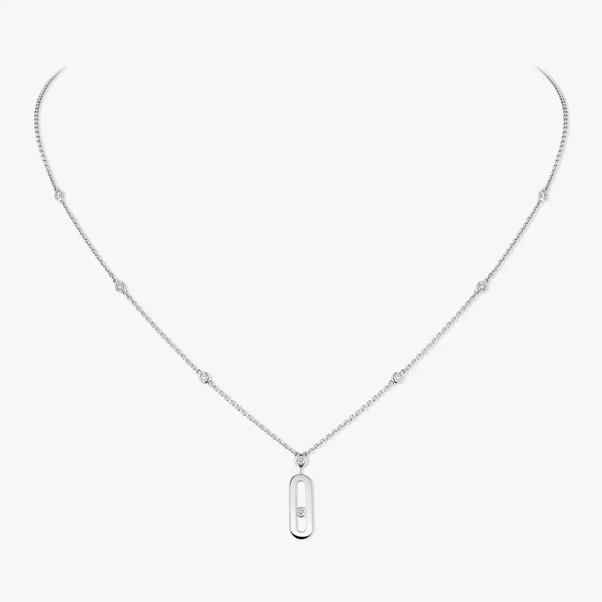 [Stars Jewelry] Move Uno Gold Diamond Long Necklace