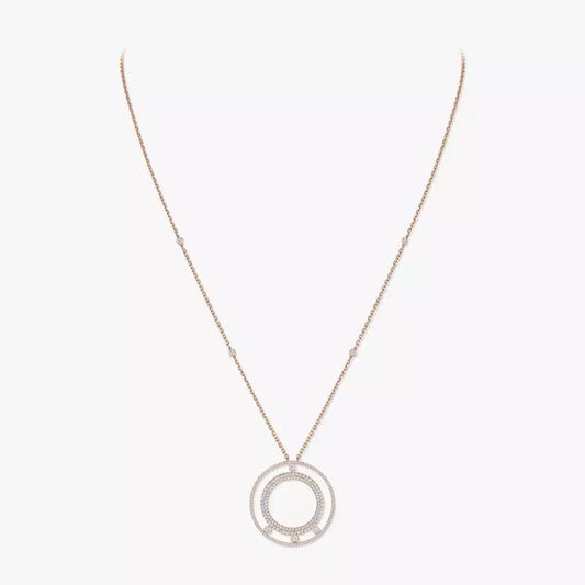 [Stars Jewelry]Move Romane Long Pave_-Set Diamond Necklace